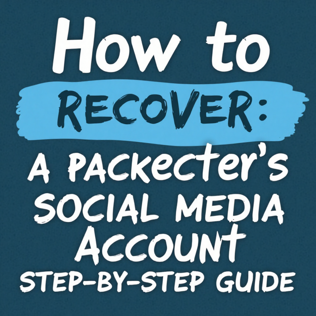 How to Recover a Hacked Social Media Account: A Complete Step-by-Step Guide